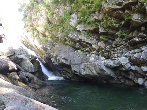 魚止めの滝