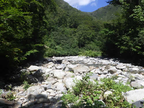 湯桧曽川上流