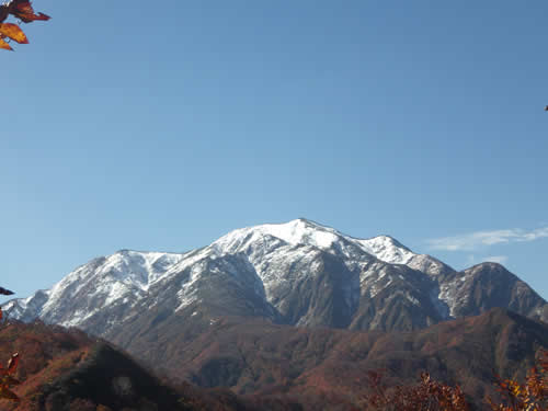 越後駒ヶ岳冠雪