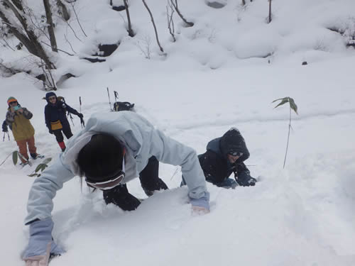 雪登り