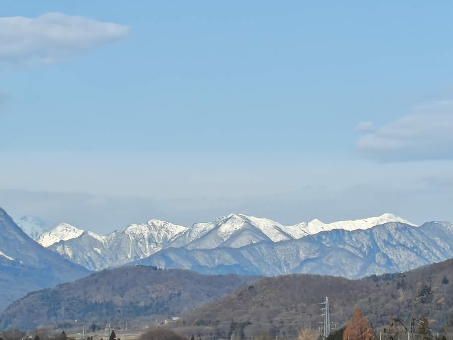 谷川連峰主脈稜線