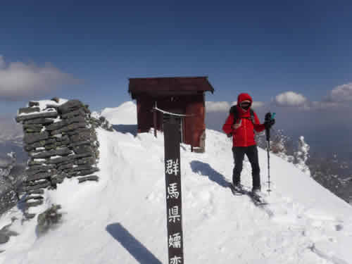 雪の四阿山ツアー
