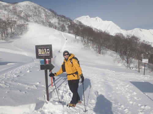 谷川岳ツアースタート
