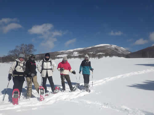 スノーシューポーズ