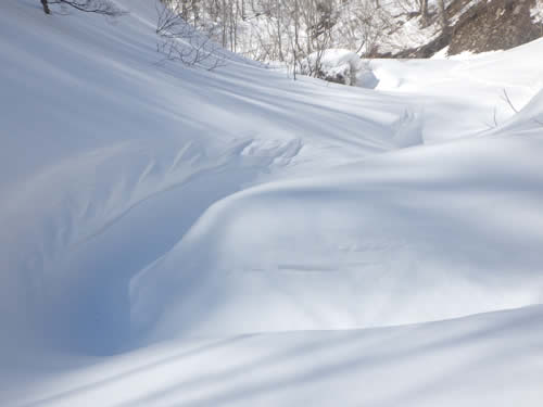 雪のうねり